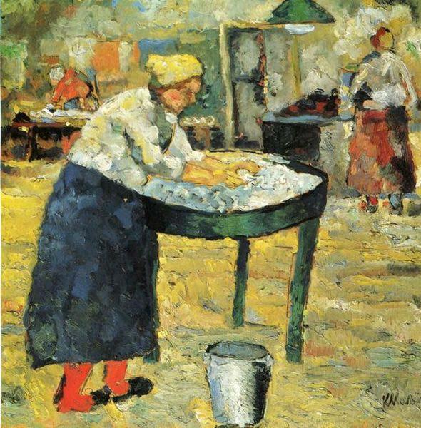 Kazimir Malevich Laundress